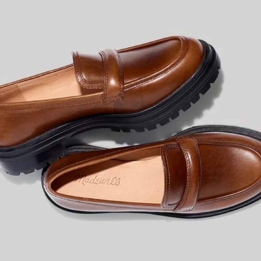 Madewell Women's Brown Leather Loafers